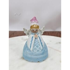 Vintage Lefton Blue Angel Bell